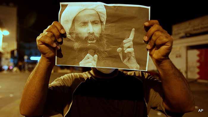 Mideast Bahrain Saudi Shiite Cleric