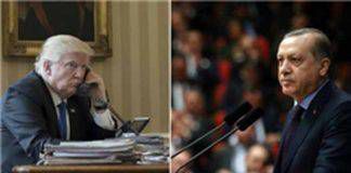 ทรัมป์และเออร์โดกานพูดคุยทางโทรศัพท์ครั้งแรก นานถึง 45 นาที