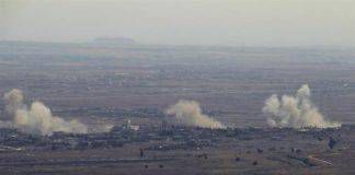 เครื่องบินรบอิสราเอลโจมตีกองกำลังซีเรีย บริเวณที่ราบสูงโกลาน