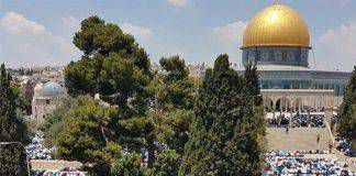 ชาวปาเลสไตน์นับแสนคนร่วมนมาซวันศุกร์แรกของเดือนรอมฎอน ณ มัสยิดอัลอักซอ