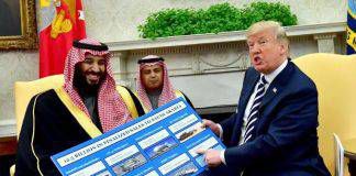 รายงาน: มูลค่ายอดขายอาวุธที่สหรัฐฯ ได้รับจากซาอุดิอาระเบีย